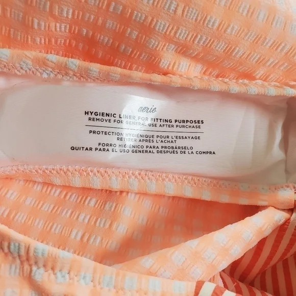 New Aerie Gingham & Striped One Piece Swimsuit Size XS - Picture 11 of 11